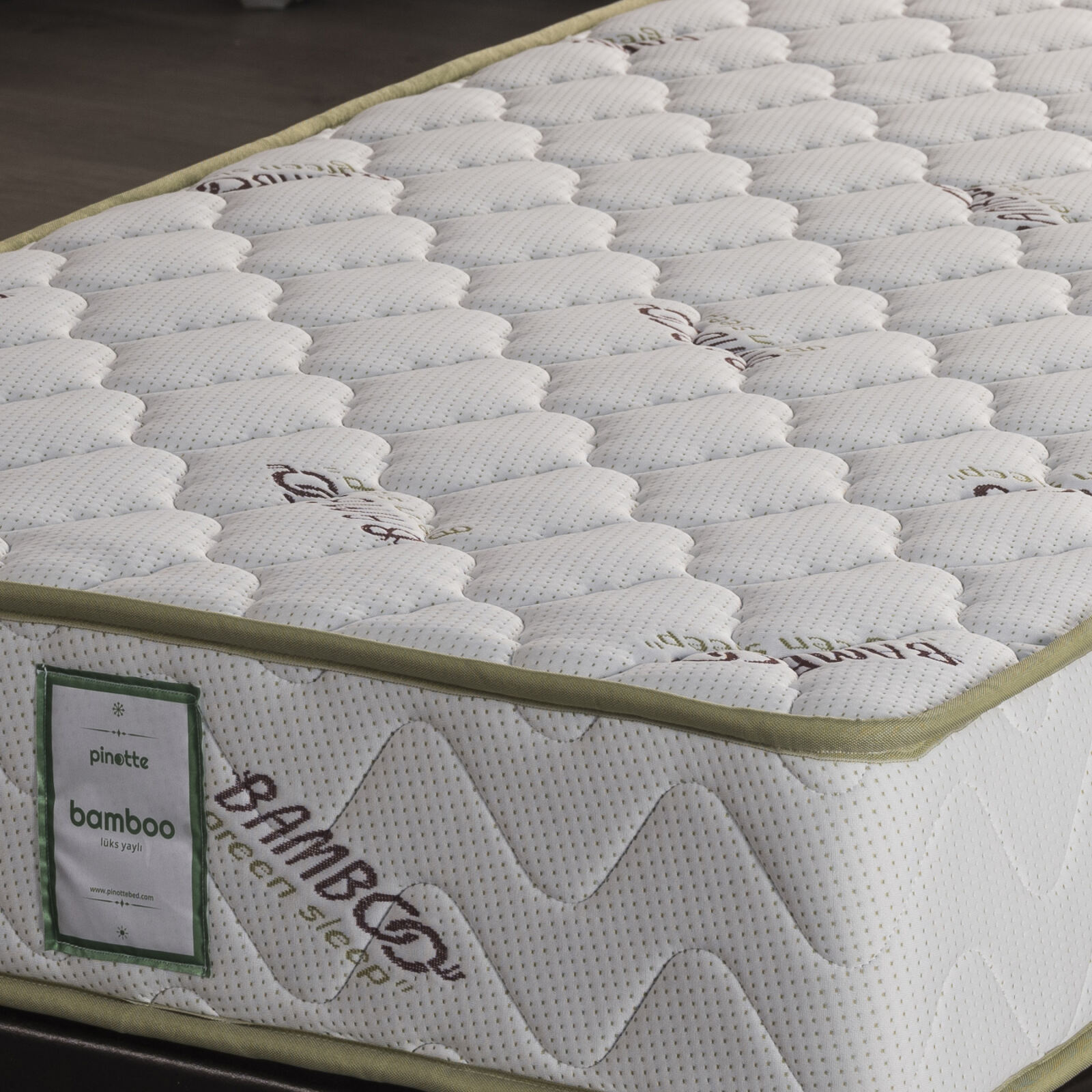 Pinotte Bamboo Lüks Ortopedik Bebek Yatağı 60×120 cm