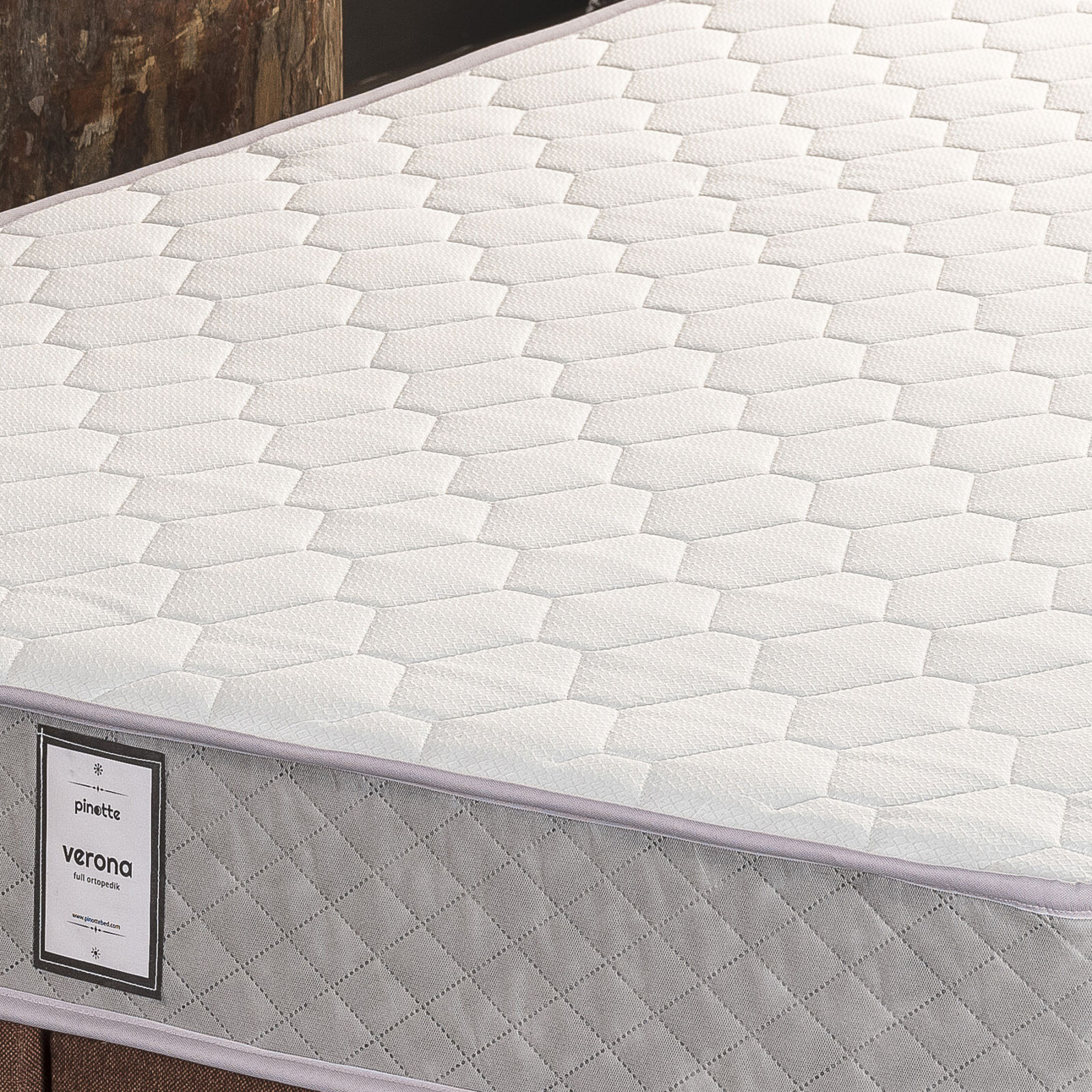 Çift Kişilik 200×200 cm Yatak Full Ortopedik Sert Kare Yatak