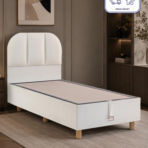 Niron Bohem Klapa 80x180 cm Tek Kişilik Baza Başlık Seti - Sandıklı Modern Takım