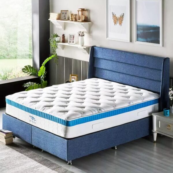 Niron Dry Touch Çift Kişilik Paket Yaylı Lüks Full Ortopedik Yatak 180x200 cm