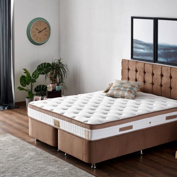Niron Latte 200x200 Çift Kişilik Yatak Full Ortopedik Sert Yatak
