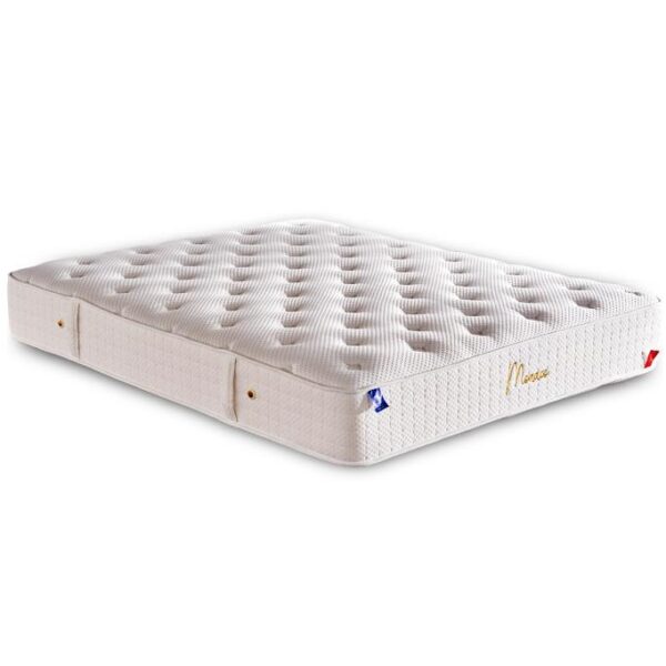 Monaco Lüks Yatak 150x200 cm Çift Kişilik Paket Yaylı Pamuklu Örme Kumaşlı Kral Dairesi Yatağı