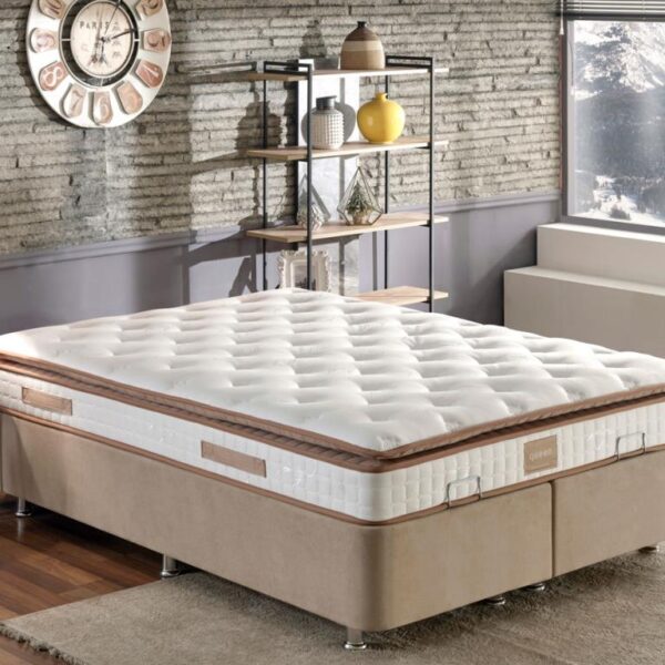 Niron Queen 150x200 Çift Kişilik  Tam Ergonomik Pedli Lüks Yatak Orta Sert Özel Yatak