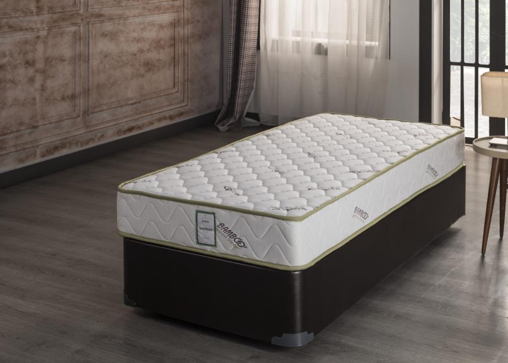 Tek Kişilik 90×190 cm Lüks Ortopedik Bamboo Yatak