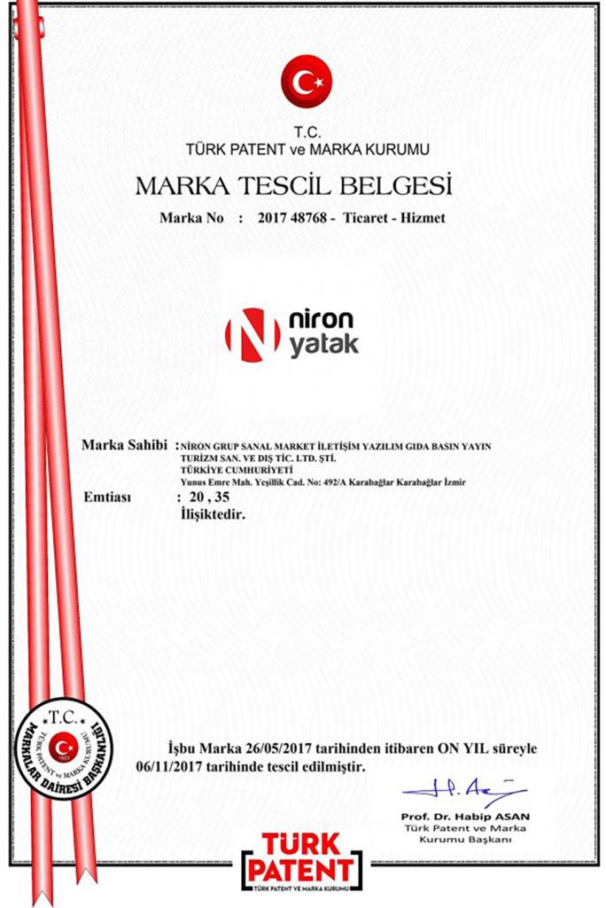 Tek Kişilik Yarı Ortopedik 120×200 cm Niron Mezzo Yatak